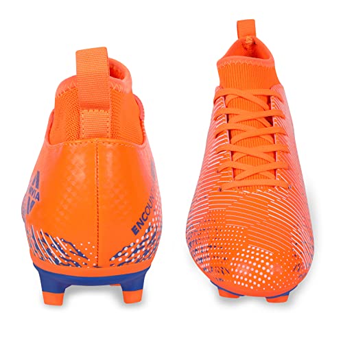 Image of Nivia Pro Encounter 9.0 F.B Stud-Orange /R.Blue UK-3