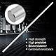 Linearwelle Gerade Runde Edelstahl Stange 6mm Durchmesser Modell Gerade Metall Runde Stange Bars für DIY RC Auto RC Hubschrauber Flugzeug (400mm)