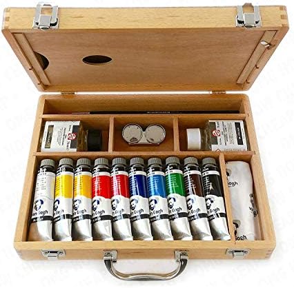 CAJA OLEO VAN GOGH BASICA + BLOCK 10 HOJAS 24X32cm