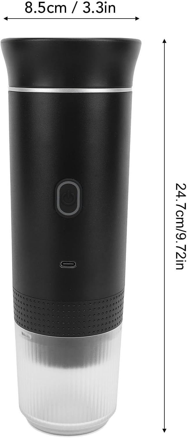 Cafetera Portátil Eléctrica Recargable para Viaje y Oficina, 1 Litro miniatura 3
