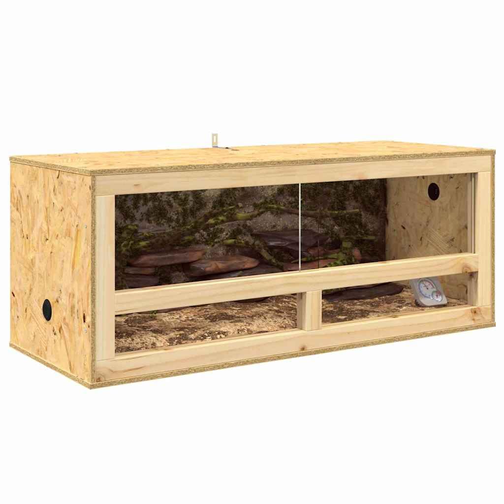 Genérico Terrario Marrón 100 x 40 x 40 cm OSB,Producto para Mascotas y Animales,Productos para Mascotas,Productos para Reptiles y Anfibios,Terrarios para Reptiles y anfibios-876725