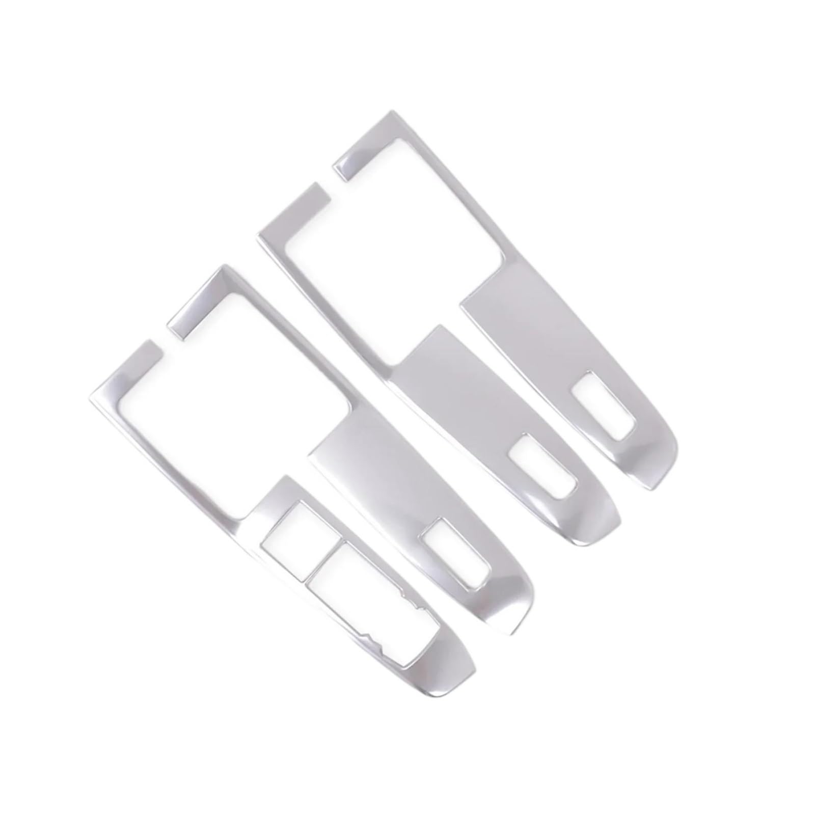 Car Door Armrest Window Lift Switch Button Panel Cover Trim for Ford for Kuga for Escape 2020 2021 2022 2023 2024 Gear Shift Cover Sticker Trim(Stainless Steel)