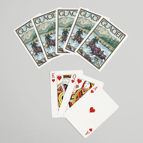 Baraja de póker White Water Rafting, 52 cartas miniatura 7