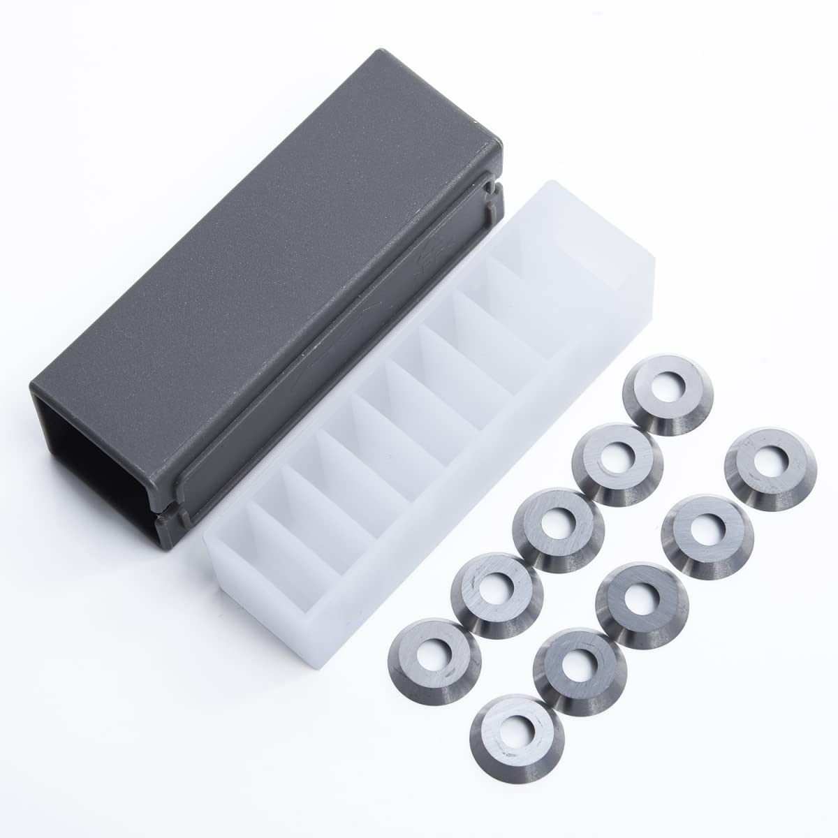 EJ.life Plaquettes De Tournage Inserts Ronds En Carbure, Lames Rondes En Carbure Multicouches 10