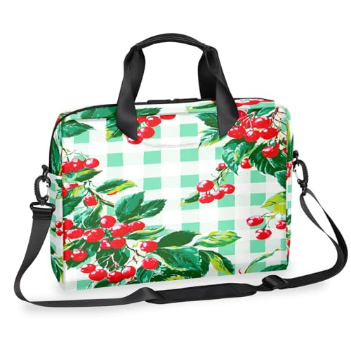 Berris Plaid Grid 16 Inch Laptop Bag Case Water-resistant miniatura 1