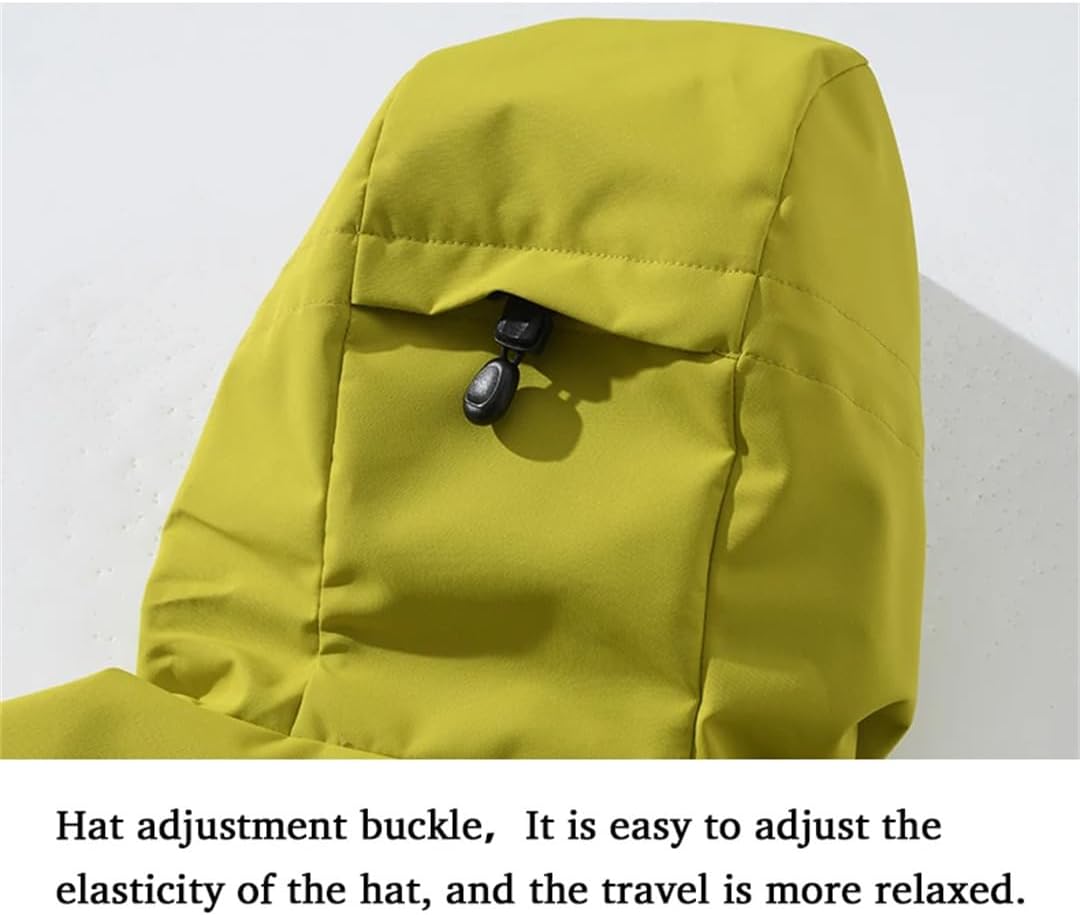 Unisex Waterproof Windbreaker Single-Layer Raincoat Hiking Camping Certified Moderate Jacket