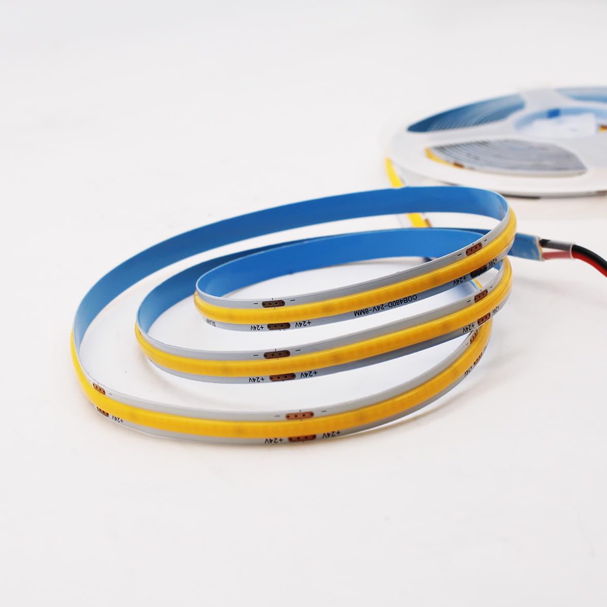 BOBINA 5M STRISCIA LED 24V DC COB 60W IP20 DIMMERABILE 2400LED S51-COB-24V