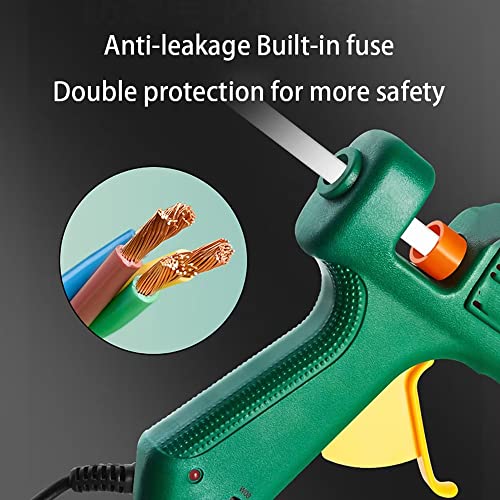 Cbuqb 300W Hot Melt Glue Gun Crafting Home Children Diy Crafts Holiday Greeting Card Packaging Design Home Repairs Glue Gun Kit With 30 Hot Glue Sticks #TOP5