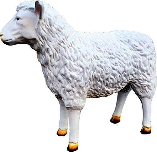 Lebensgroße Figuren Shop - Stehendes Schaf Figur- Lebensgroße Figuren - Tierfiguren - BD041
