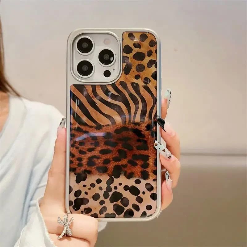 Image of PEEPERLY Back Cover Case for iPhone 15 Scratch Resistant Anti-Slip TPU Shockproof Protective Durable Jungle Queen Case