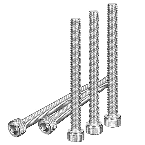 DTGN M6x65mm Socket Head Cap Screws Bolts, 5Pcs 304 Stainless Steel 18-8, Metric Machine Hex Socket Screw, Hex Drive