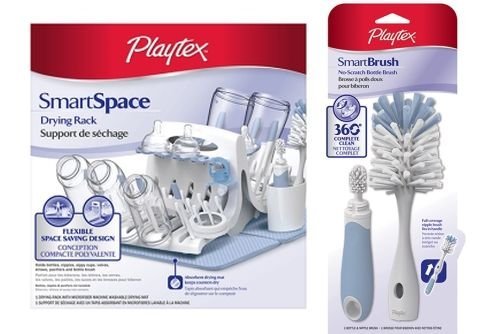 Image of Playtex SmartSpace Drying Rack with SmartBrush