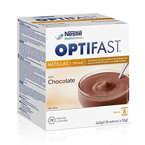 Preisvergleich Produktbild OPTIFAST Natilla Chocolate Nachfüllpackung, 8 Beutel x 55 g
