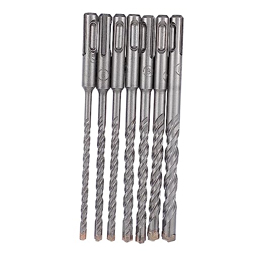 jojofuny Electric Drilling Bits Tools Set 7pcs Drill Bits for Iron Copper Aluminum Steel Wood