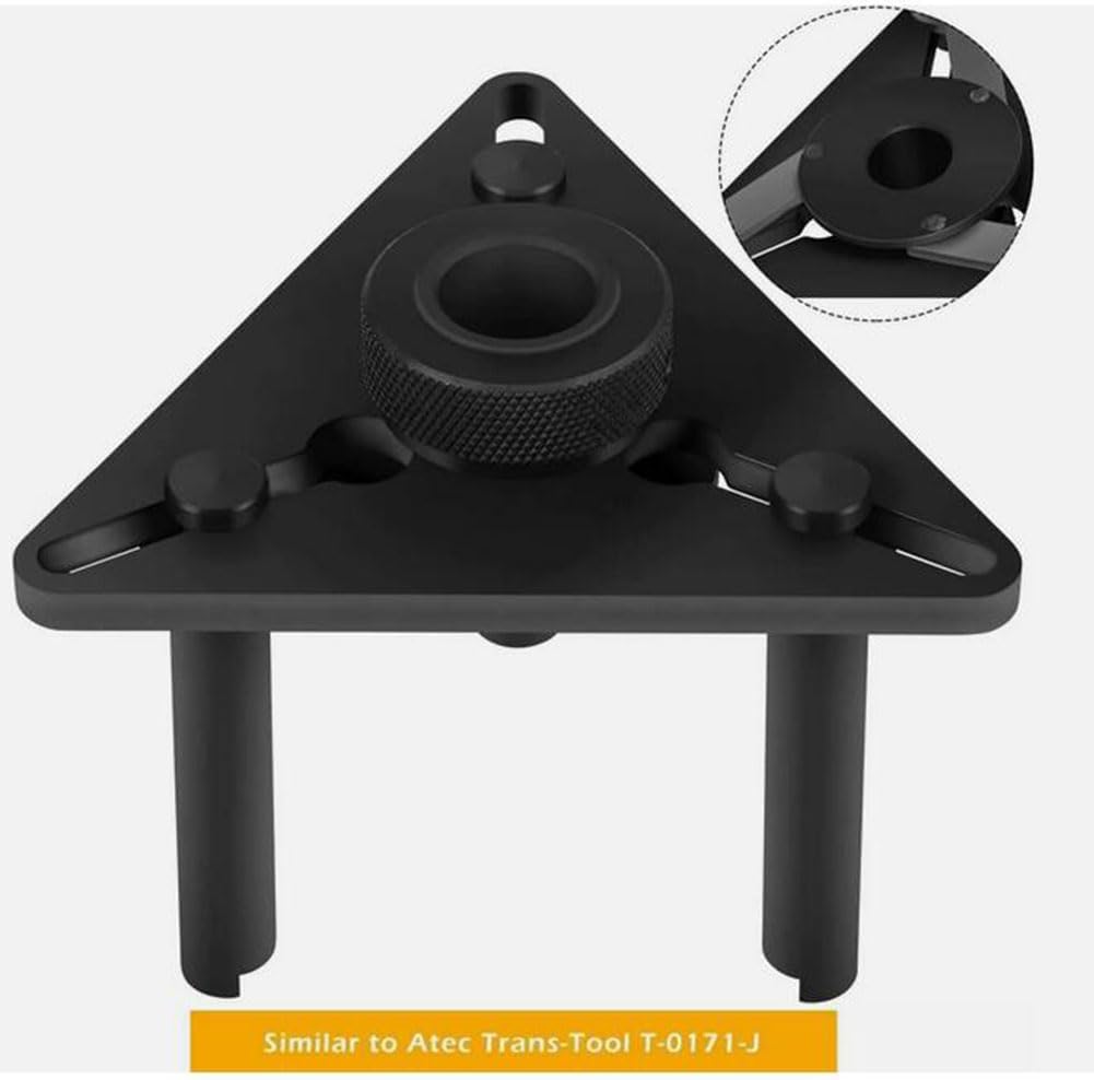 T-0171-J Heavy Duty Transmission Clutch Drum Adjustable Spring Compressor Adapter, 3 Area Adjustable Adapter Tool for Foot-Press or Drum Buddy