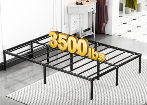 LEVELEVE Full Bed Frame Heavy Duty 14 Inch, Sturdy Metal ...