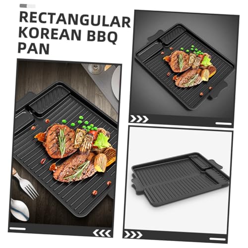 Cuisson sans éclaboussures grâce à la plaque à griller rectangulaire propre - 5