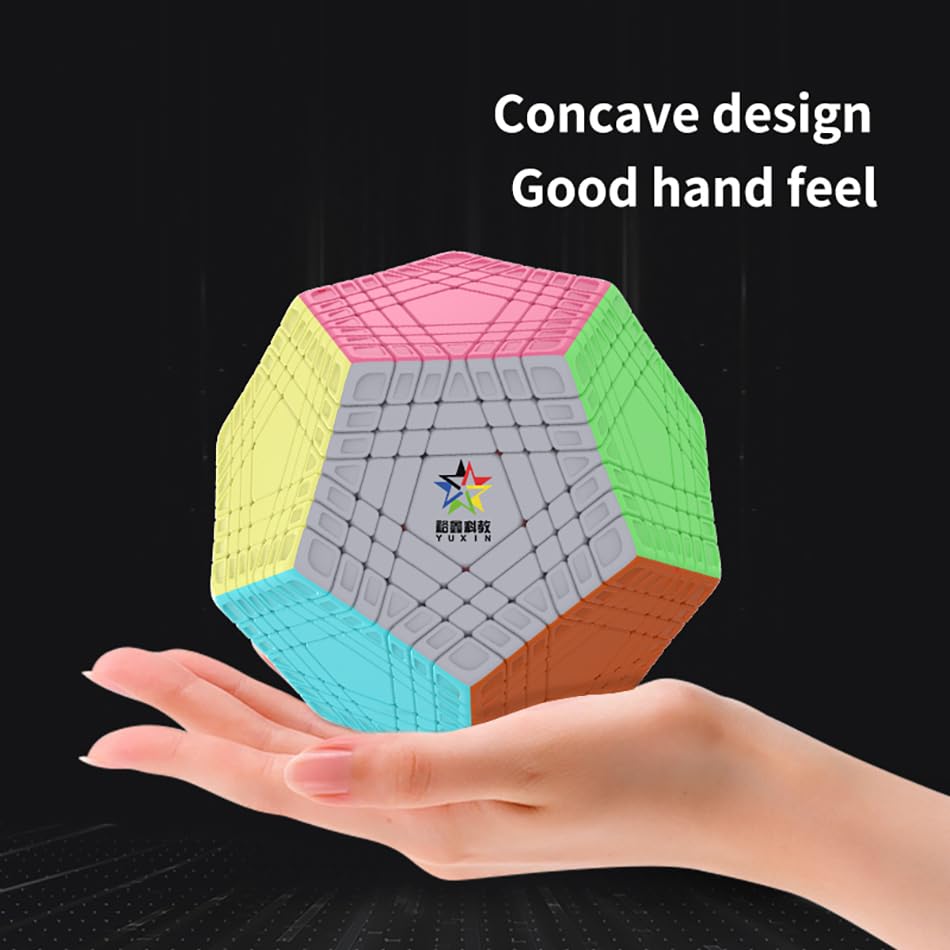 Willking YuXin Teraminx Stickerless 7x7 Cube Dadecahedyon Cube12