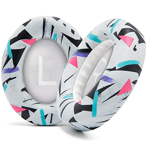 Image of WC Wicked Cushions Thick Premium Replacement Earpads for Bose 700 Noise Cancelling Headphones (NC700) -90s White
