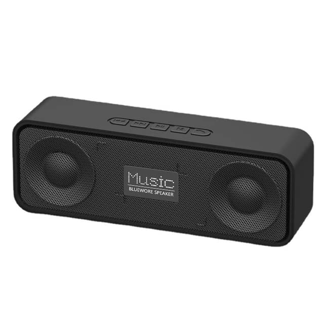 Electronics - Card/FM RаԀiо Portable Ѕmаrt Speaker Audio System Sound Equipment Amplifierss Speaker Wireless BT Speakers (Black)