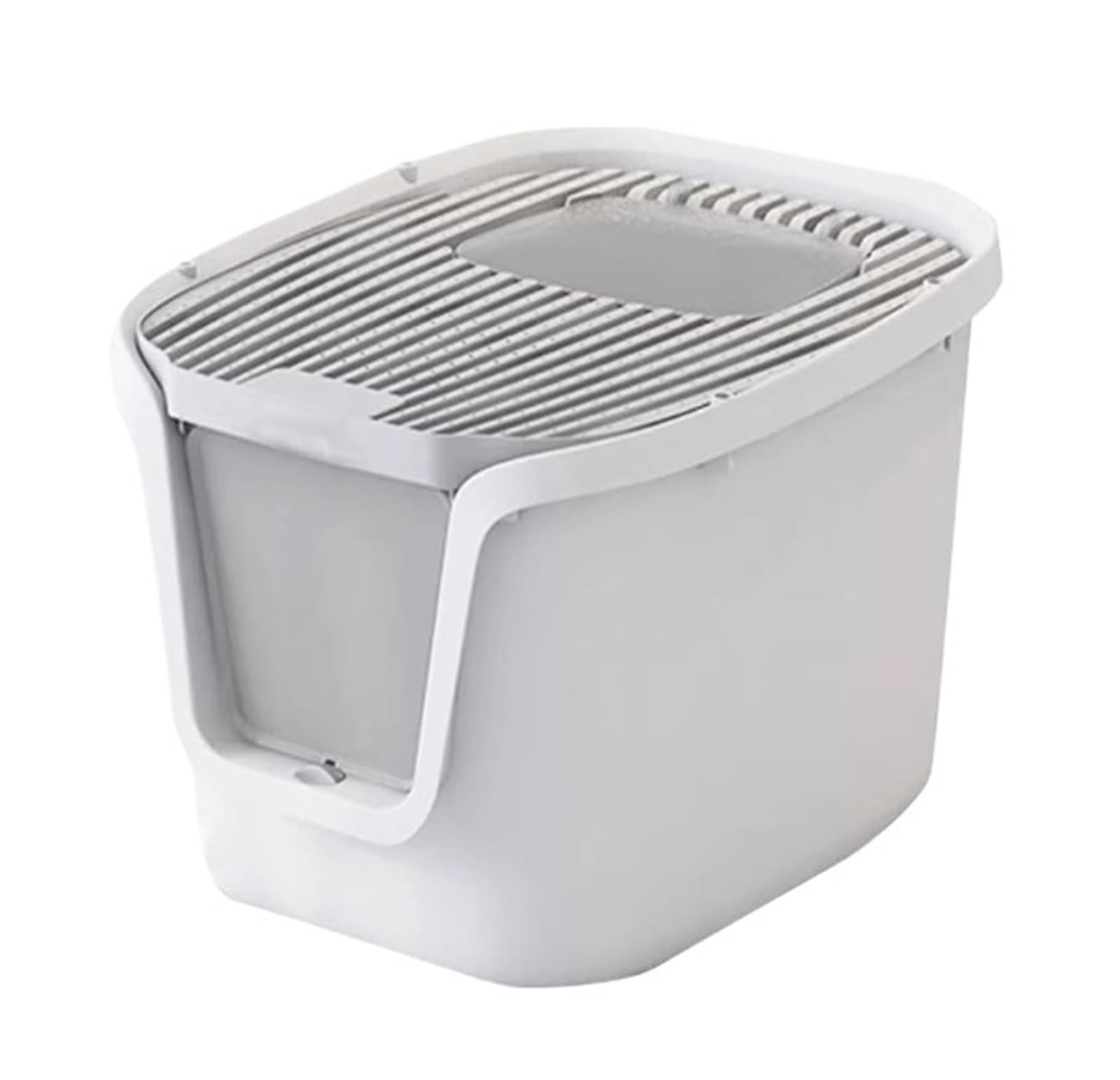 Caja de Arena Cerrada for Gatos con Tapa, Bandeja de Arena extraíble Grande, Entrada Frontal, Salida Superior, Inodoro for Mascotas, fácil Limpieza Arenero Gato