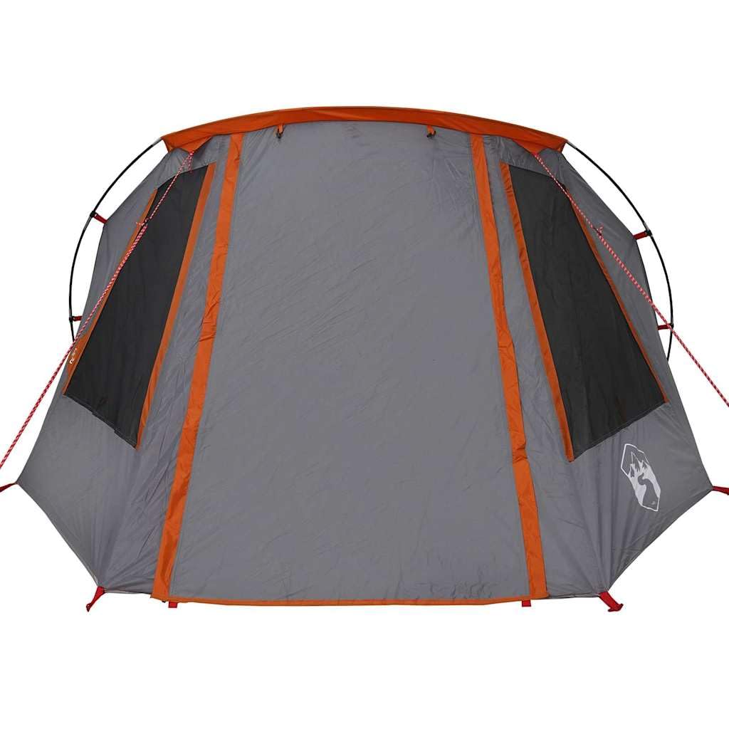 Tente Tunnel 3 Personnes Gris et Orange 328 x 228 x 115 cm,équipements Sportifs,Loisirs de Plein air,Camping et randonnée,Tentes,3.94 kg-42004052