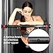 Adjustable Pull Up Bar for Doorway No Screws Setup - Portable Doorway Pull Up Bar for a Perfect Pullup and Chin Up Workout Anywhere – Indoor Strength Training Home Gym Door Exercise Equipment
