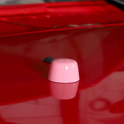 Miniatura 7 de Moldura decorativa de goma para capó del motor compatible con Jeep Wrangler JK JKU 2007-2018 (rosa)