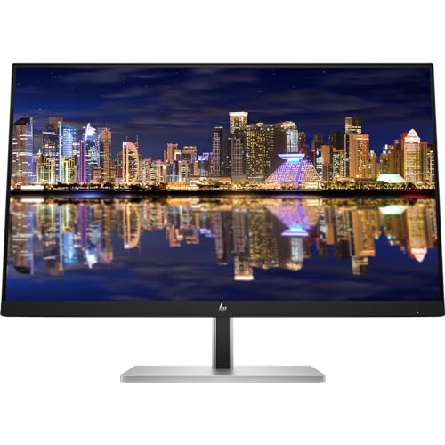 Image of HP EliteDisplay E24u G5 24 inch FHD LCD IPS Monitor, 2-Pack Bundle with Dual Monitor Stand, MK270 Wireless Keyboard and Mouse, Gel Wristpad