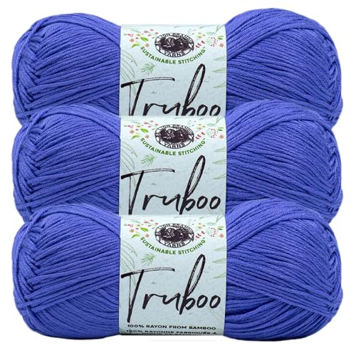 Image of (3 Pack) Lion Brand Yarn Truboo Yarn, Thistle