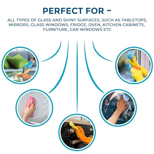 Ecosys 1L Glass & Surface Cleaner Capsule with Refillable Spray Bottle | Eco-Friendly for Car, Kitchen & Home Glass Surfaces | Non-Toxic Refill... - Image 6