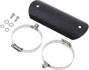 Paracalore Per Moto Universale - Copritubo Di Scarico In Argento, Scudo Termico - Foto 6