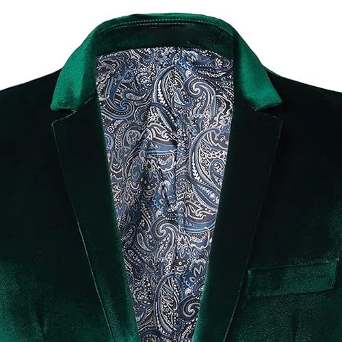 Men's Slim Fit Velvet Blazers Stylish Business Versatile Suit Jacket Casual Banquet Plus Size Sport Coat2