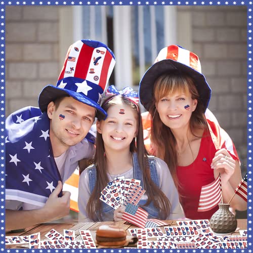 American Flag Sticker, 120 Sheets Febsnow 4Th Of July Stickers 1160Pcs Water-Repellent Star Stickers Usa Patriotic Stickers For Kids Independence Memorial Veterans Day 4Th Of July Party Favors Decorations #TOP4