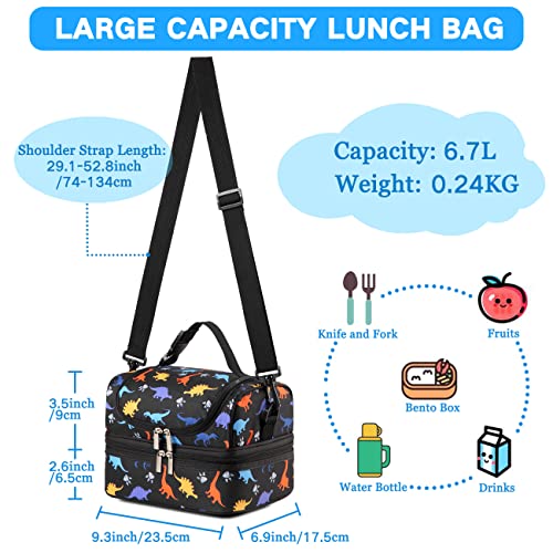 VASCHY Borsa termica per bambini, borsa da pranzo