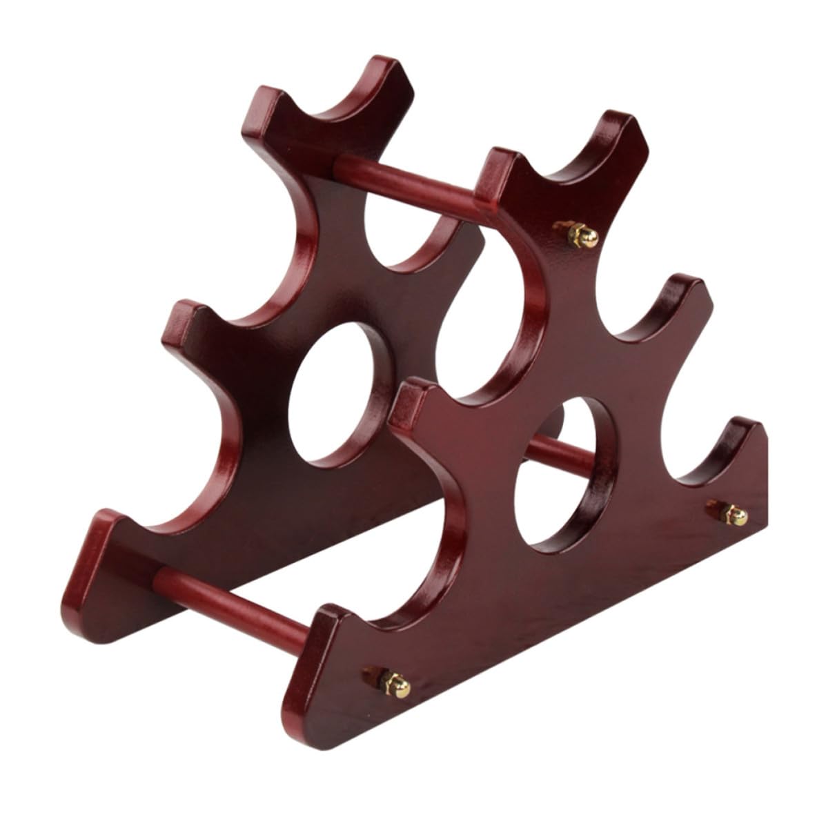 Présentoir à vin robuste FRCOLOR en bois massif au design élégant