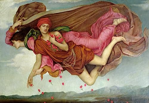 Toile abstraite salon Evelyn De Morgan décoration murale chambre 60x90cm