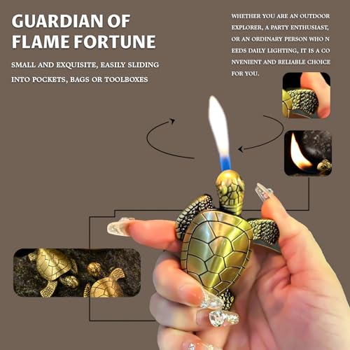 Encendedor antorcha para hombre con llama ajustable miniatura 6