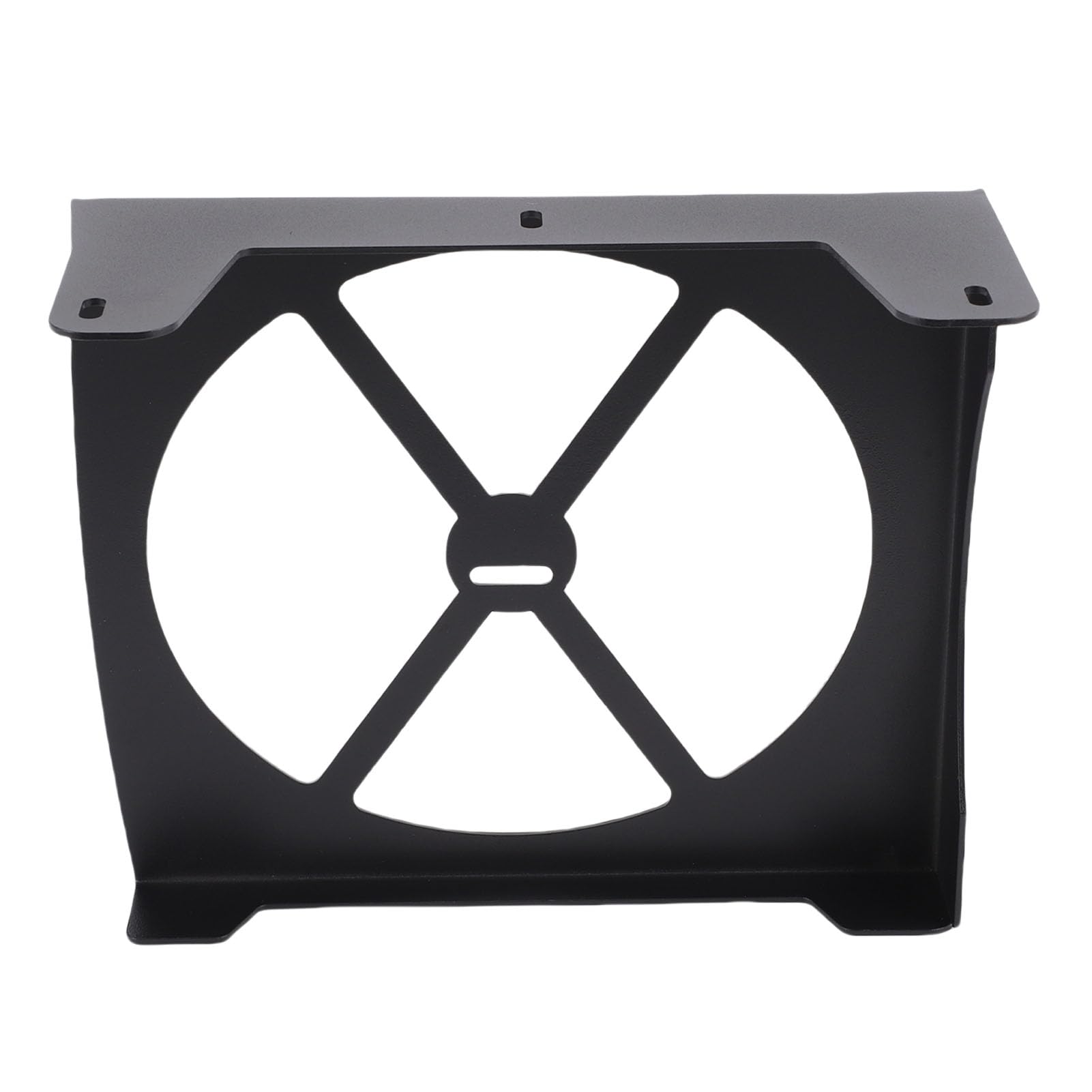 VELATEMOR Soporte de Metal para Consola Debajo del Escritorio, Ventilación Eficiente, Soporte Horizontal Delgado para Configuración de Juegos