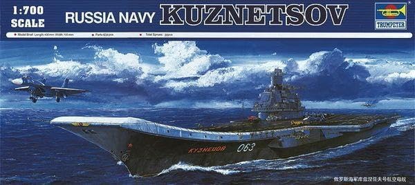 Miniatura 2 de Trumpeter Armada rusa Admiral Kuznetsov Building Kit