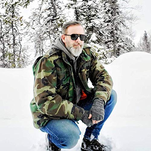 JIM HALO Polarized Aviator Sunglasses Men Women Vintage Square Driving Glasses (Matte Coffee Frame/Polarized Brown Lens)4