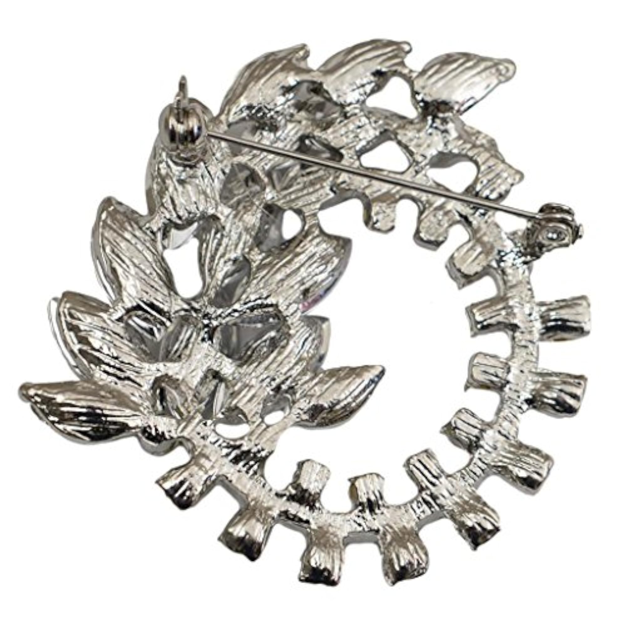 Crystal Brooch Pin - Elegant Womens Design