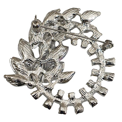 Crystal Brooch Pin - Elegant Womens Design