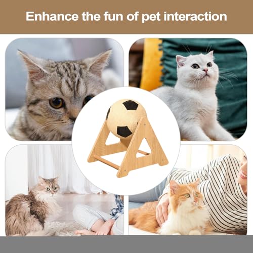 Griffoir chat en boule de grattage interactive pour chaton