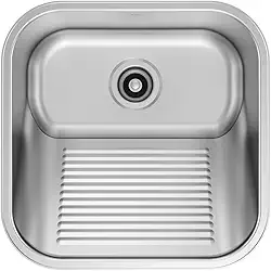 Tanque Docol Loggica 25 L em Aço Inox Acetinado 40x40 cm