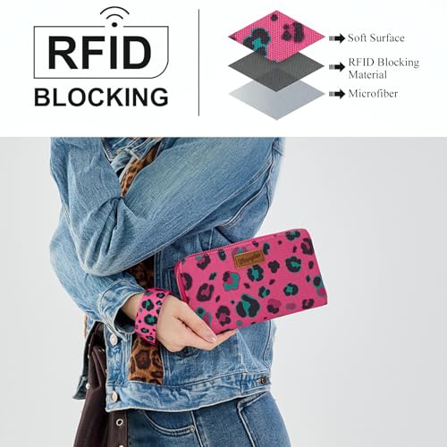 Image of X Wrangler Wristlet Western Wallet Boho Aztec Credit Card Holder for Women