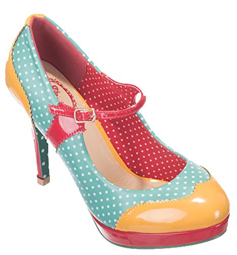 Merceditas de poliuretano beige: zapatos planos de mujer en talla 36