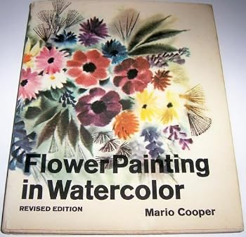 Hardcover Flower Painting in Watercolor Book