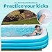 Premium Large Inflatable Pool with Soft Floor, Handles and Drain for Adults and Kids, 90