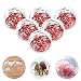 Philonext Clear Ornaments Balls,20pcs Clear Christmas Decorations Balls,DIY Plastic Fillable Christmas Decorations Tree Balls Gifts for New Years Wedding Party Decor (80mm)